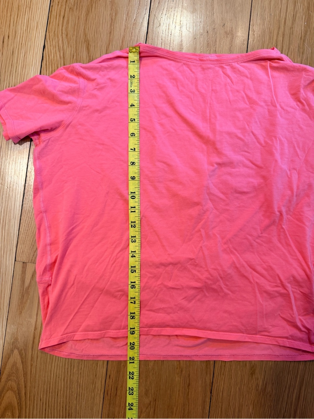 Women's Lululemon Relaxed Crewneck Boatneck Tee - Coral Pink - Picture 3 of 6